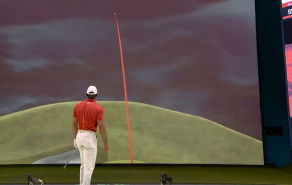 Tiger sailed the green with his wedge